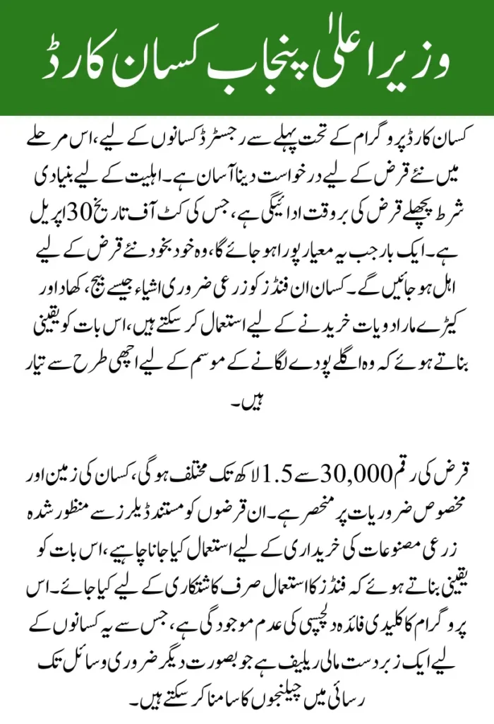 Punjab Kisan Card 3rd Phase