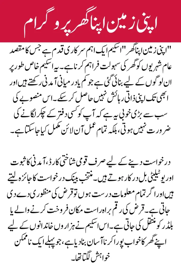 Apni Zameen Apna Ghar