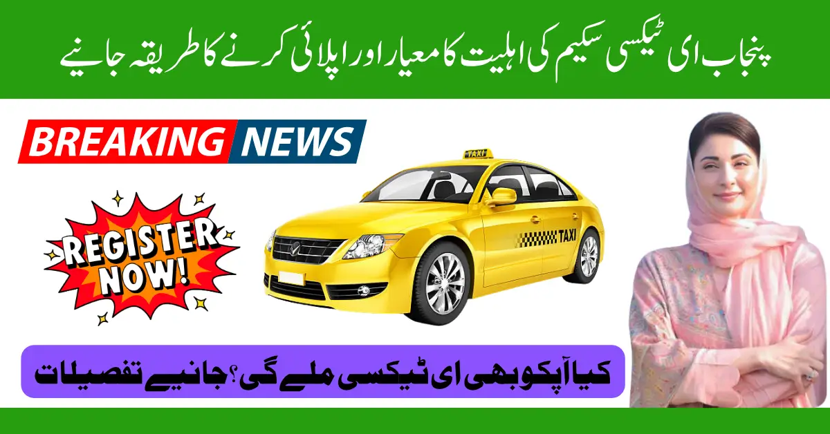 Punjab E-Taxi Scheme 2025